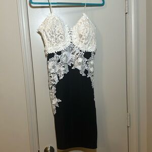 Black and White Dress